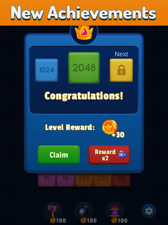 Capturas de pantalla de 2048: Merge! iPad 