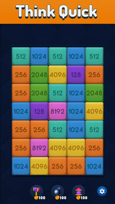 Capturas de pantalla de 2048: Merge!