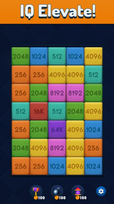 Capturas de pantalla de 2048: Merge!