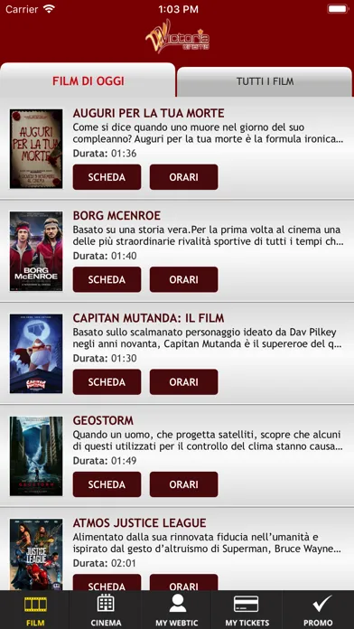 Webtic Victoria Cinema Ekran Görüntüleri