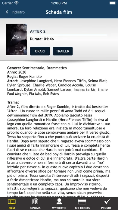 Webtic Ferrero Cinemas应用截图
