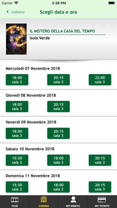 Zrzuty ekranu Webtic Isola Verde Pisa