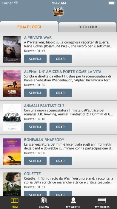 Webtic Milano Al Cinema Screenshots