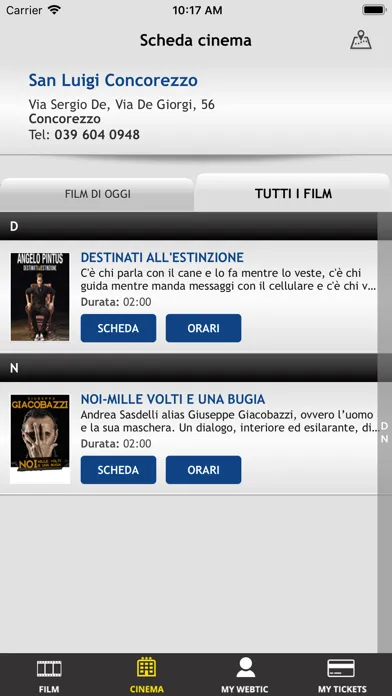 Webtic San Luigi Cineteatro スクリーンショット