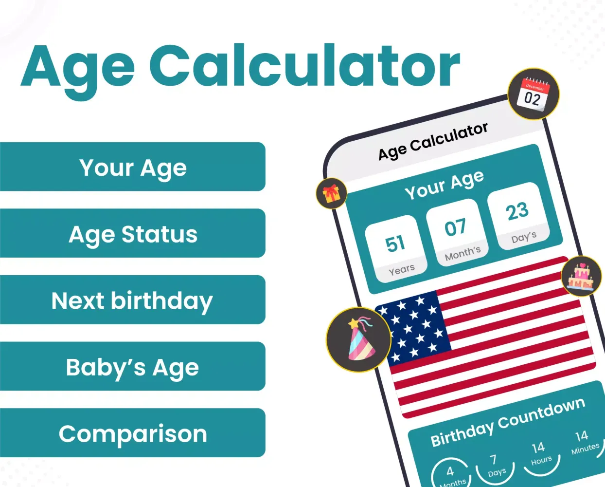 Age Calculator স্ক্রিনশট