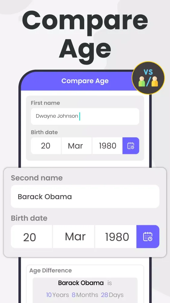 Age Calculator স্ক্রিনশট