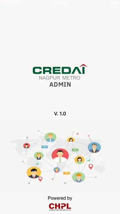 ภาพหน้าจอของ Admin Credai Nagpur Metro