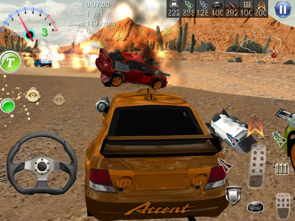 Ảnh chụp màn hình của Armored Off-Road Racing Deluxe iPad 