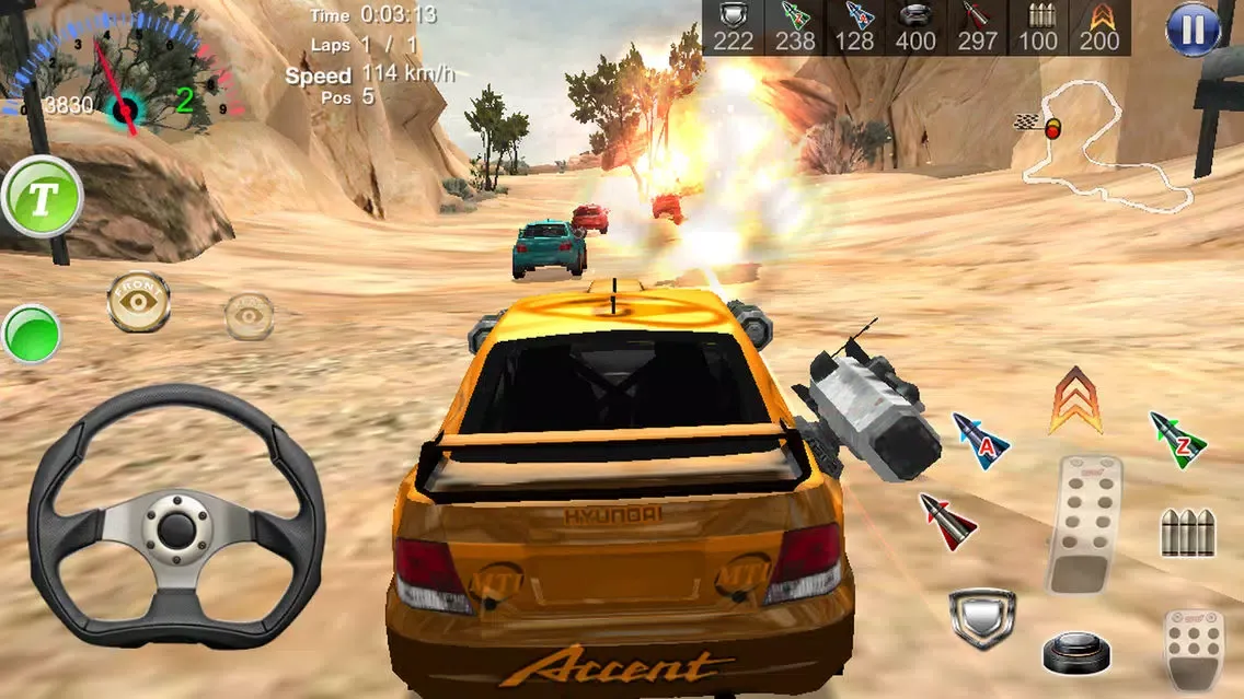 Ảnh chụp màn hình của Armored Off-Road Racing Deluxe