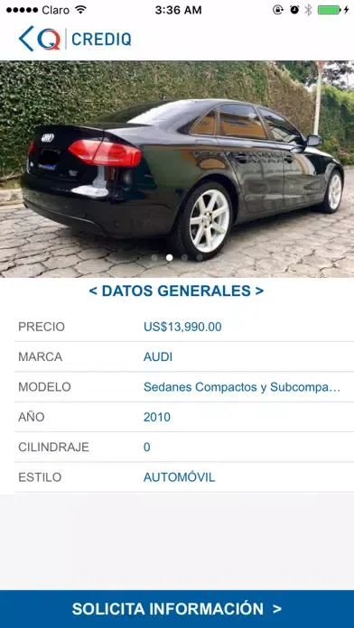 Скриншоты CrediQ Honduras