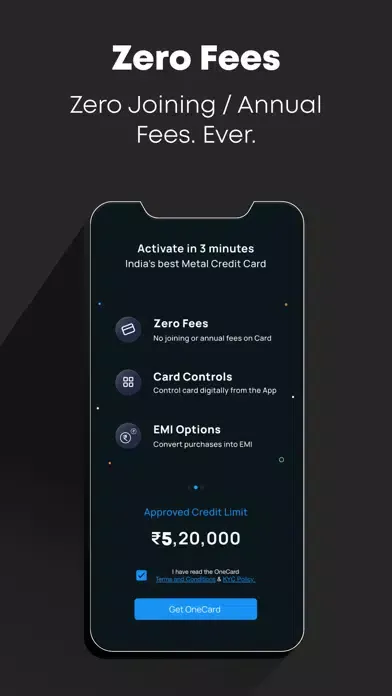 OneCard (India) স্ক্রিনশট