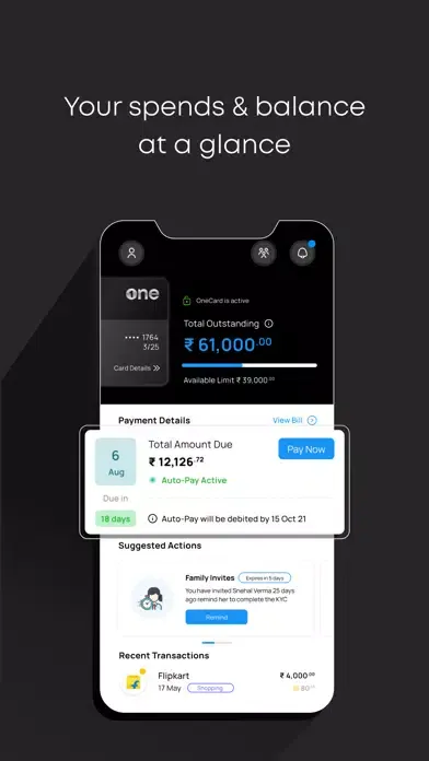 OneCard (India) স্ক্রিনশট