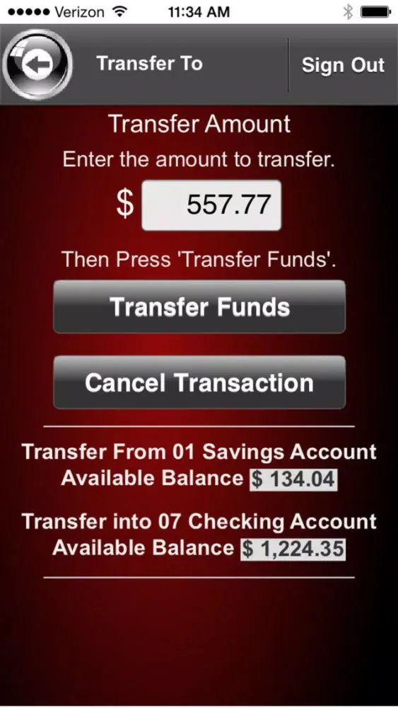 Tangkapan skrin Mercer County Community FCU