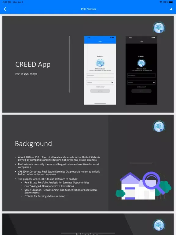 Captures d'écran de Creed iPad 