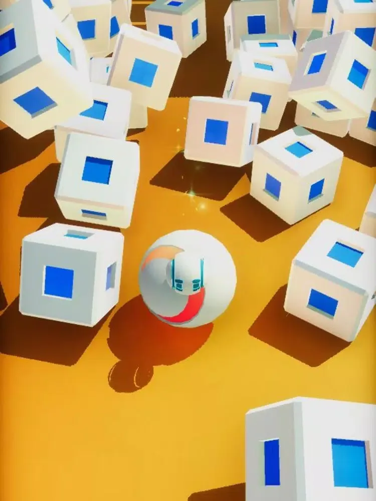 Tangkapan layar Rolling Robot iPad 