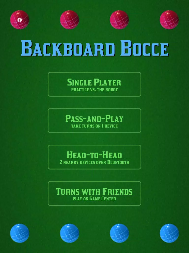 Screenshot di Backboard Bocce iPad 