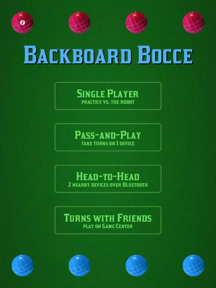 Capturas de pantalla de Backboard Bocce iPad 