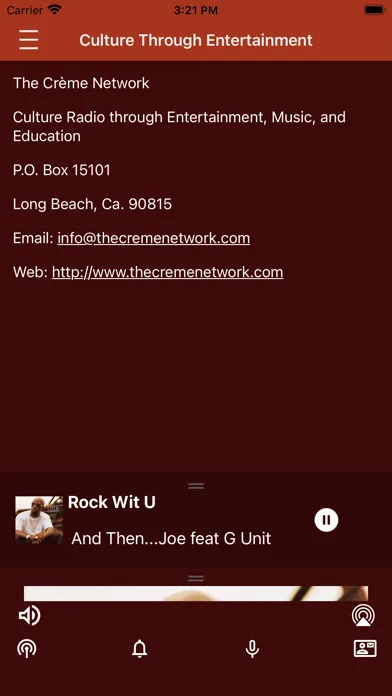 The Crème Network Screenshots