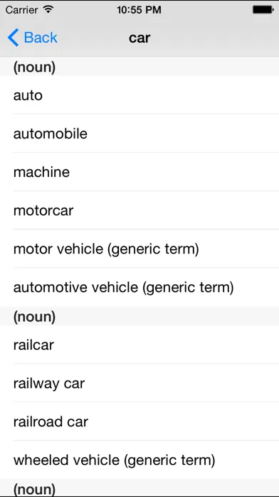 Synonyms En Ekran Görüntüleri