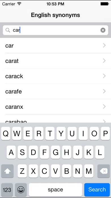 Synonyms En Ekran Görüntüleri