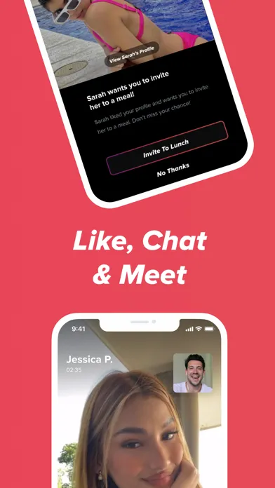 Скриншоты Crema: Social Meal Video Chat