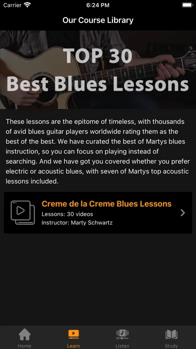 Zrzuty ekranu Top 30 Best Blues Lessons