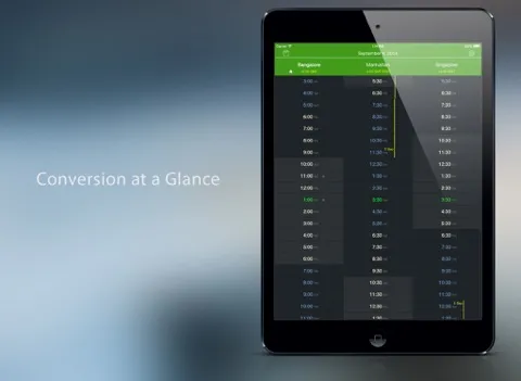 World TimeZlider - Convert time, schedule and share iPad  سکرین شاٹس