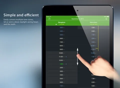 World TimeZlider - Convert time, schedule and share iPad  سکرین شاٹس