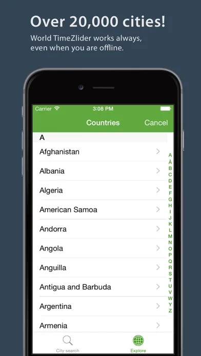 World TimeZlider - Convert time, schedule and share سکرین شاٹس