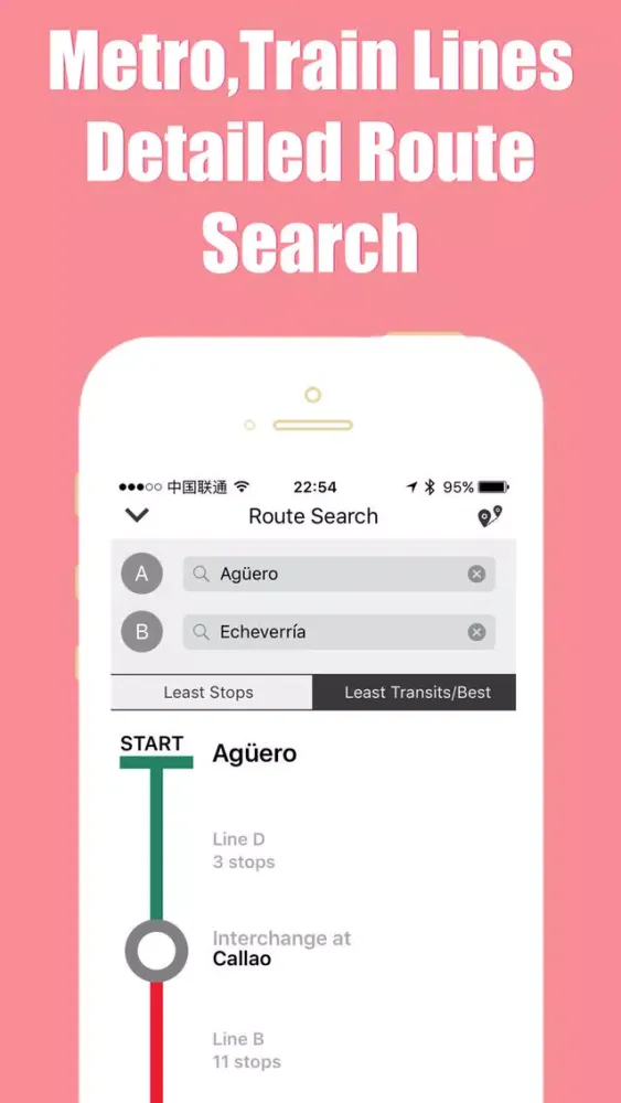 Captures d'écran de Buenos Aires metro transit trip advisor map guide