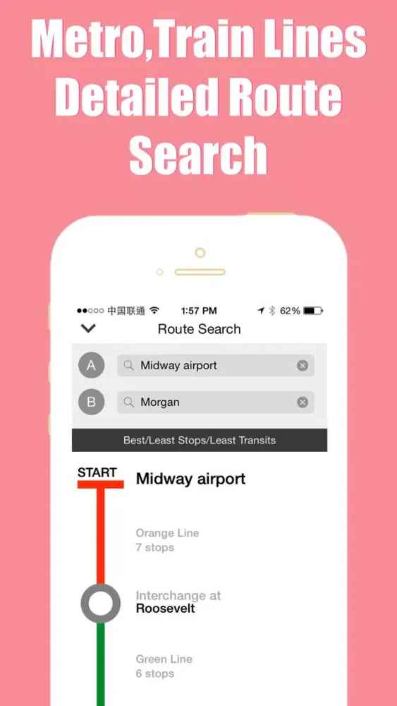 Tangkapan skrin Chicago CTA L metro transit trip advisor map guide