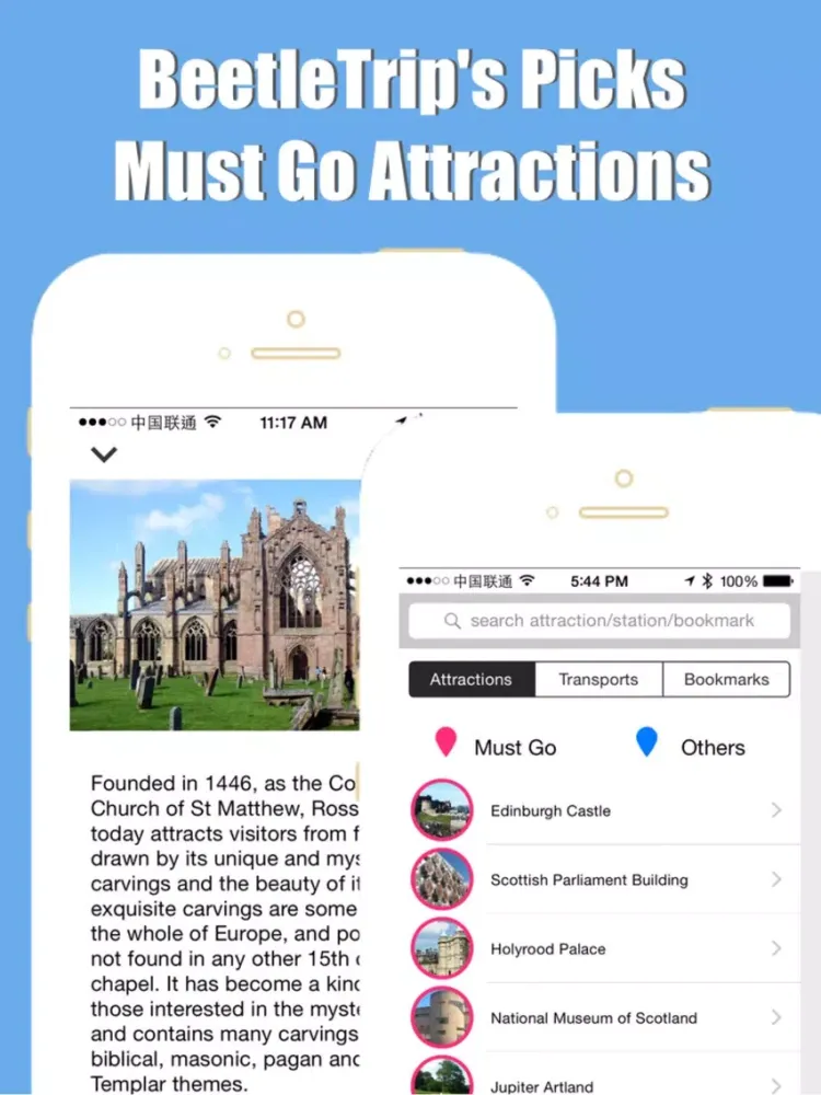 Edinburgh metro transit trip advisor gps map guide iPad  Screenshots