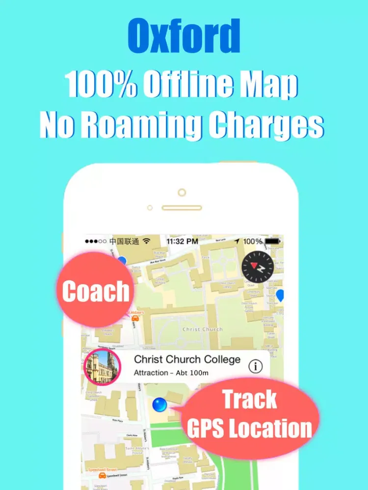 تصاویر Oxford metro transit trip advisor tube guide & map iPad 