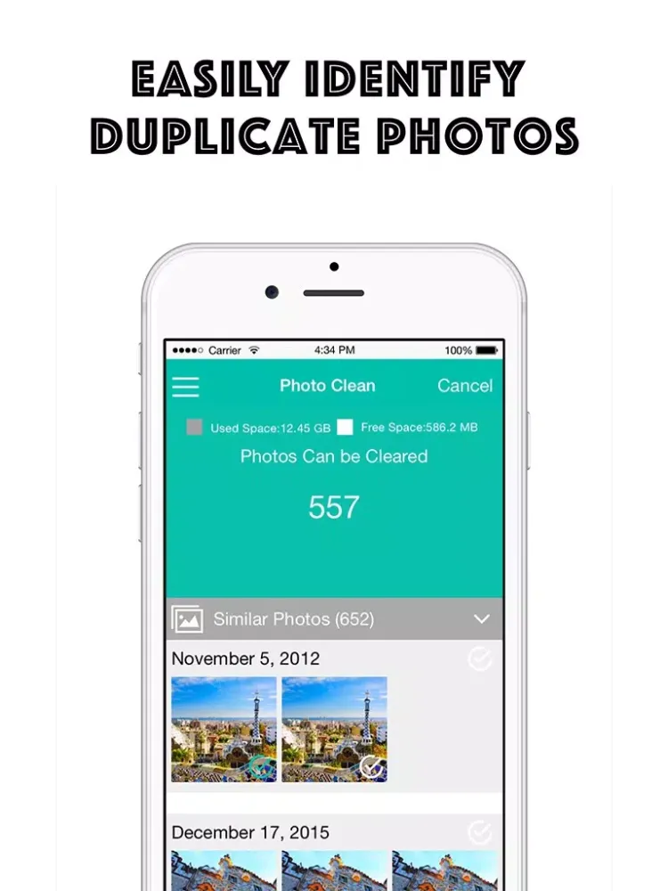 Capturas de tela do Photo Camera Cleaner doctor - delete similar pictures, free up memory spaces iPad 