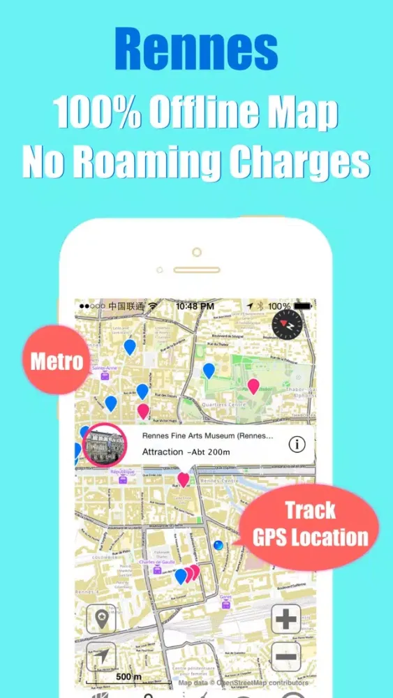 Rennes metro transit trip advisor star guide & map Ekran Görüntüleri