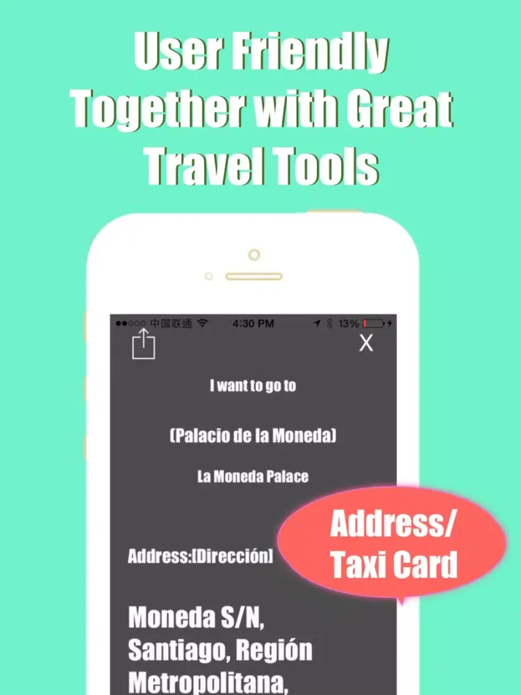 Tangkapan skrin Santiago metro transit trip advisor gps map guide iPad 