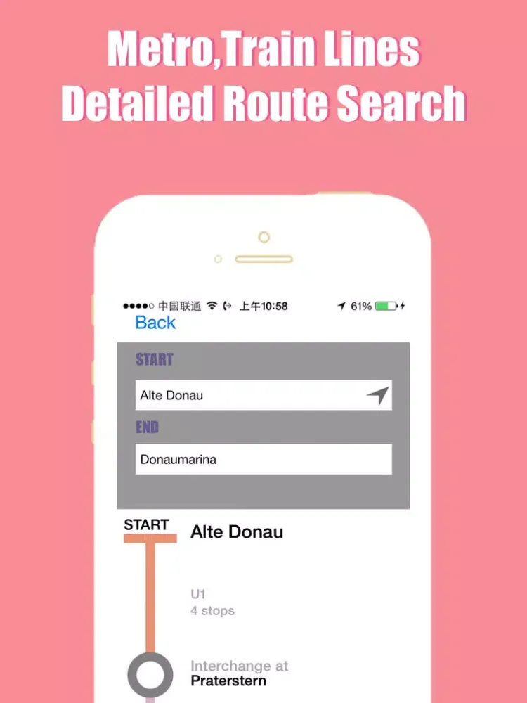 Vienna travel guide and offline city map, BeetleTrip u-bahn metro subway trip route planner advisor iPad 应用截图