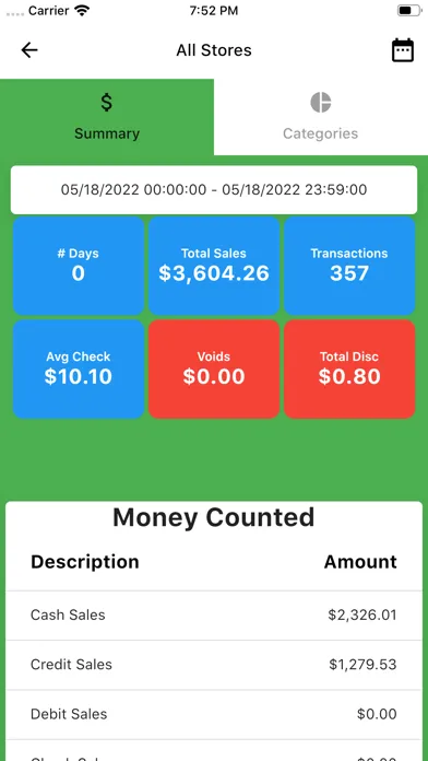 Camaleon Reports App Screenshots