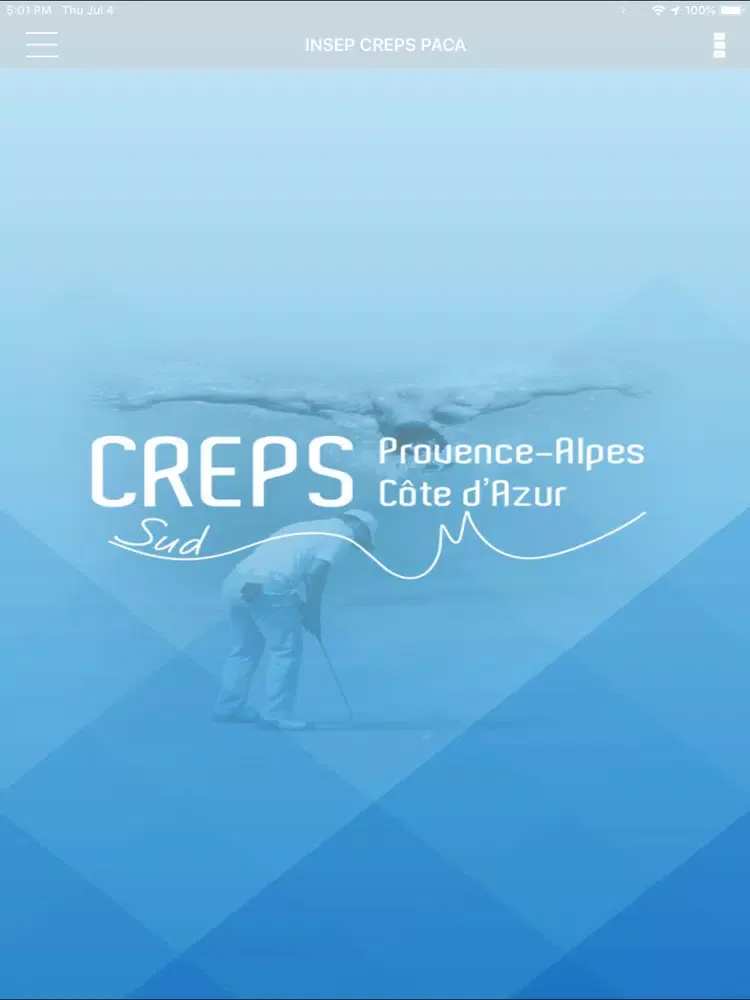 Скриншоты CREPS PACA INSEP iPad 
