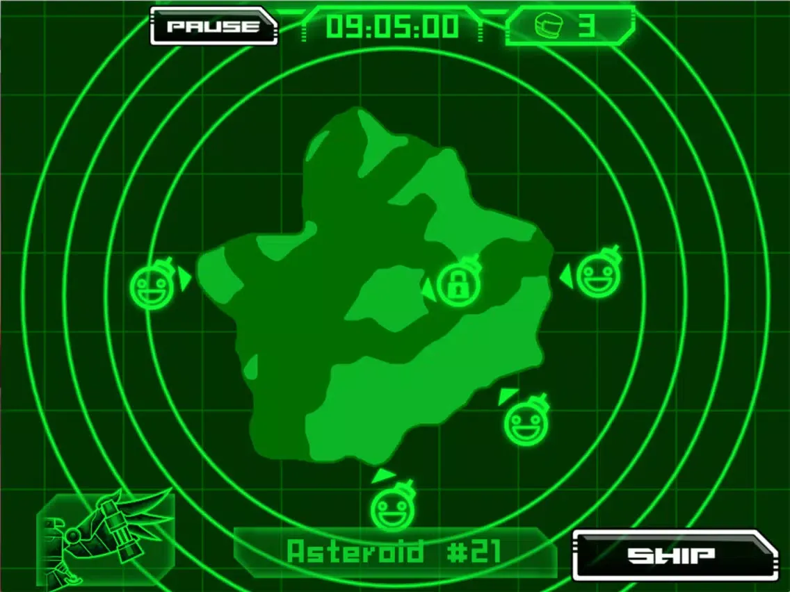 Tangkapan skrin Atomic Super Lander iPad 