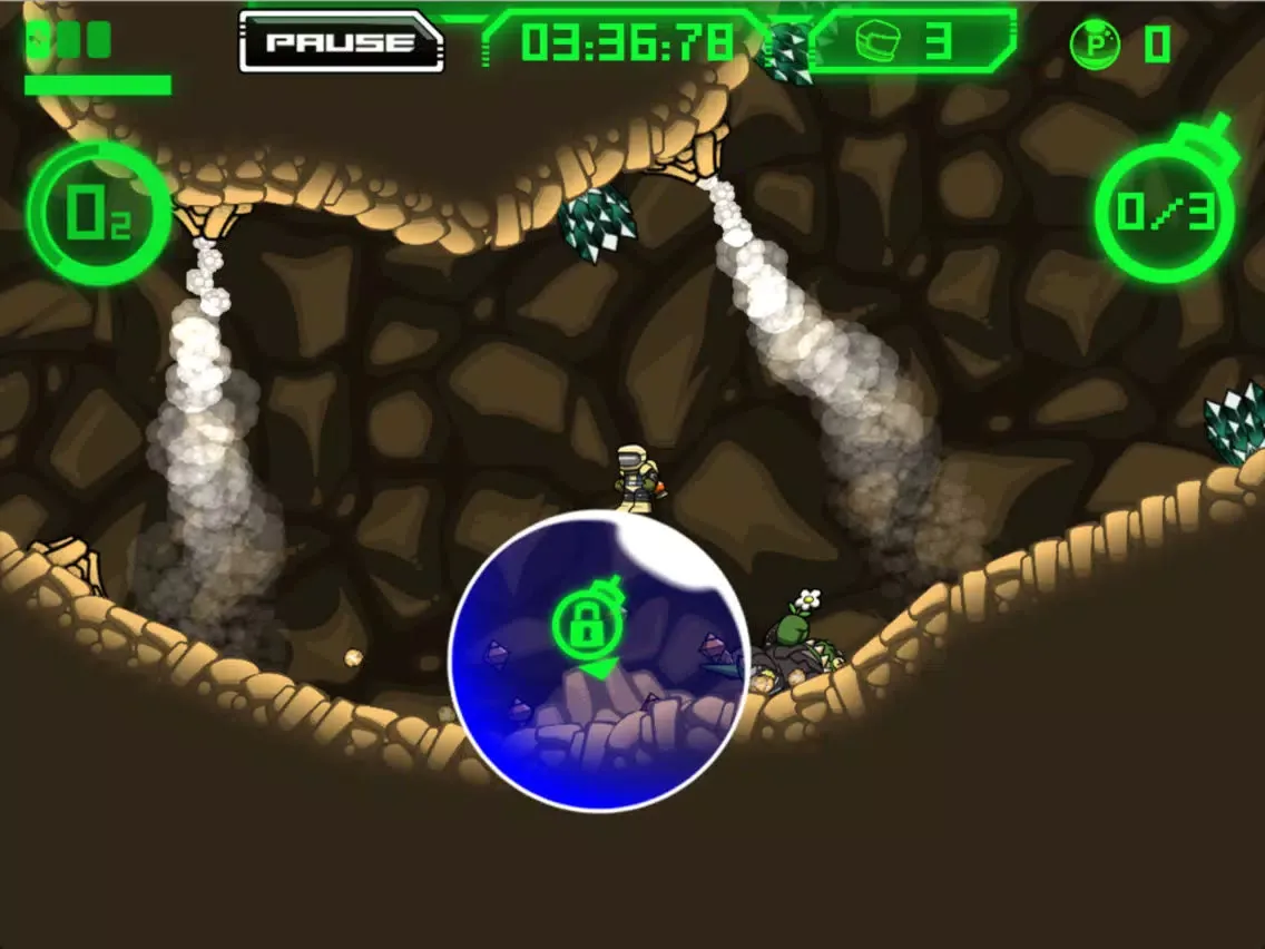 Tangkapan skrin Atomic Super Lander iPad 