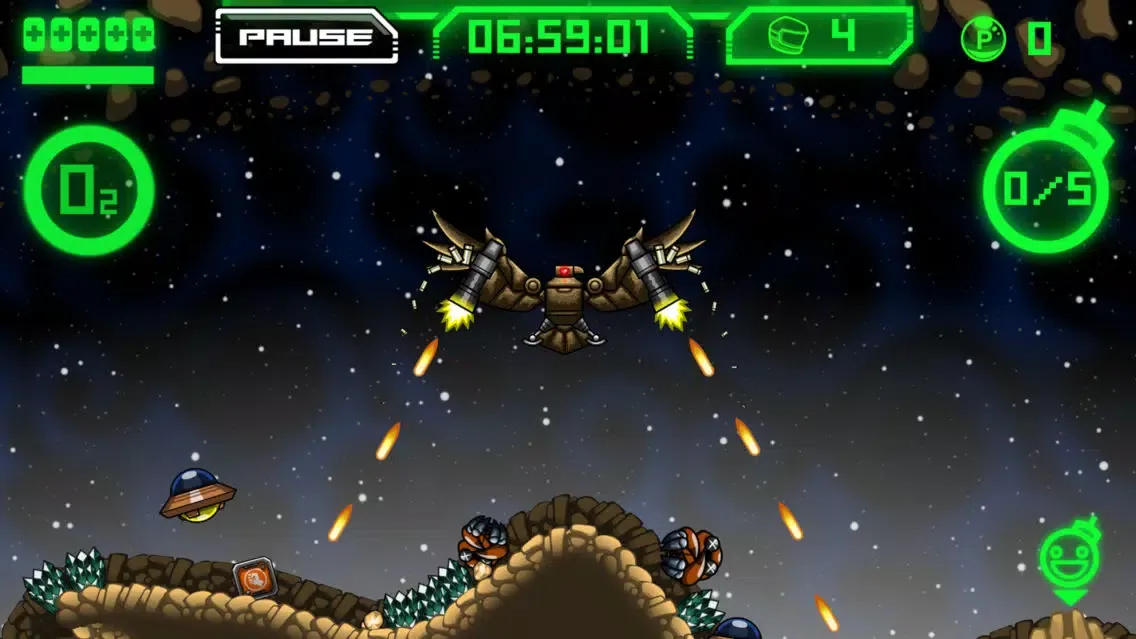 Tangkapan skrin Atomic Super Lander
