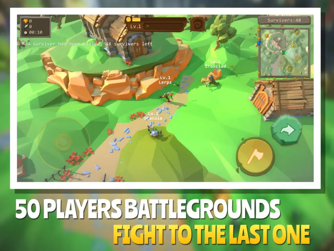 Screenshot di AXE.IO iPad 