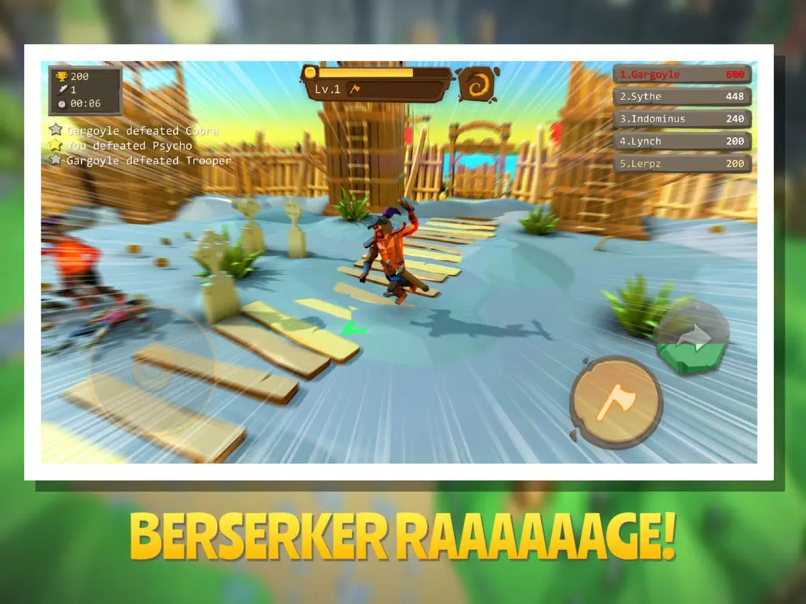 Screenshot di AXE.IO iPad 