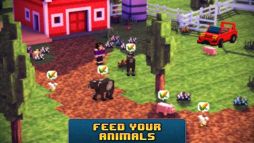 Capturas de tela do Blocky Roads