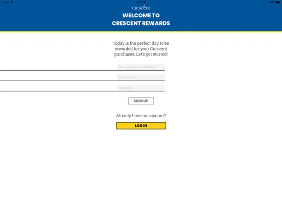 Crescent Rewards iPad 应用截图