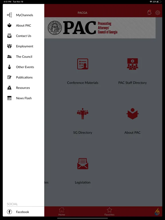 Screenshot di PACGA iPad 