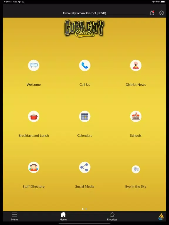 Cuba City Schools iPad  Screenshots