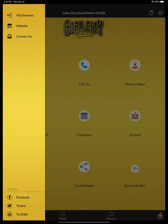 Cuba City Schools iPad  Screenshots