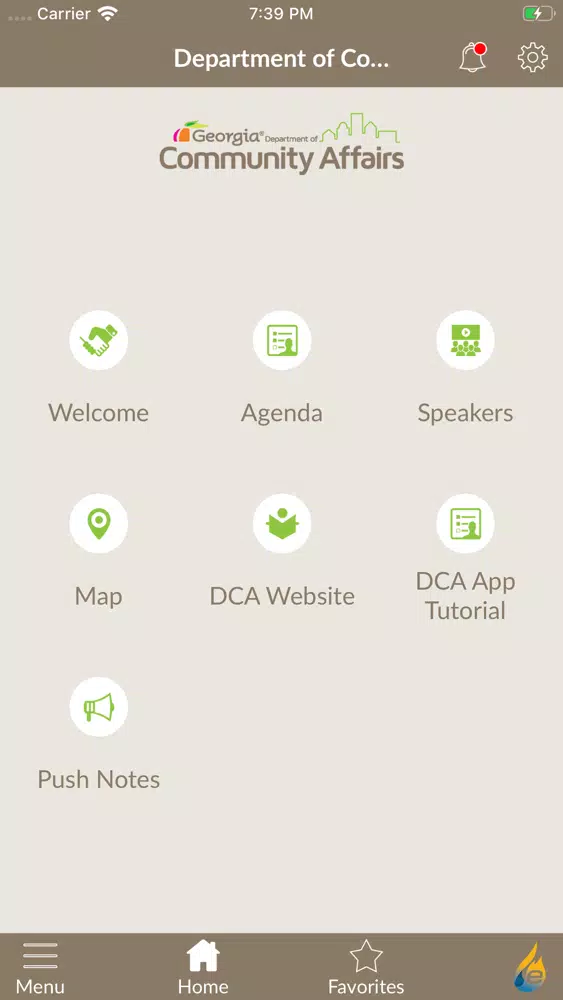 GA DCA EVENTS Screenshots